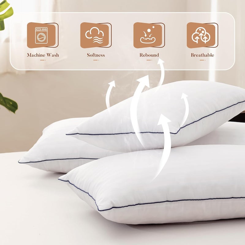 Richtry Memory Foam 14 x 36 Inch Throw Pillow Insert, Premium Lumbar Pillow Insert for Decorative Throw Pillow, Living Room, Couch and Sofa, 14 x 36 Inch, White - Image 4